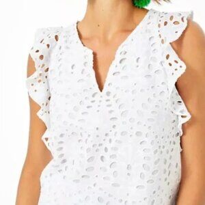 Lilly Pulitzer - FAUN eyelet top